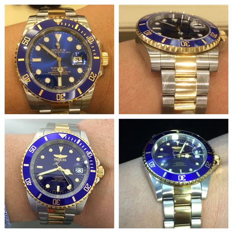 invicta vs rolex submariner